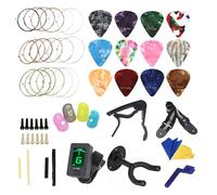 Accessori per chitarra Set di strumenti per cambio tra cui plettri per chitarra, capotasti, corde per chitarra, avvolgicorde e piroli per ponte, set di accessori per chitarra