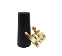Accessori per clarinetto Clip Per Testa Di Flauto Clarinetto Clarinetto Clip In Metallo Intagliato Cappello Di Plastica Accessori Per Strumenti Musicali (Color : Gold card hat)