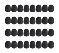 Accessori per clarinetto Cuscino Per Bocchino Da 32 Pezzi Toppe Per Bocchino Da 0,8 Mm Per Clarinetto Nero