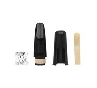 Accessori per clarinetto Set Bocchino Per Clarinetto Set Di Quattro Pezzi Clip In Metallo Filettato Bocchino In Sughero ABS Cappello Bocchino Per Clarinetto Ad Ancia