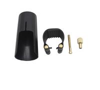 Accessori per clarinetto Tappo Di Protezione Per Coperchio Del Cappello Per Boccaglio In ABS Per Clarinetto Con Fibbia In Metallo Clip Per Morsetto In Pelle Accessori Per Strumenti A Fiato