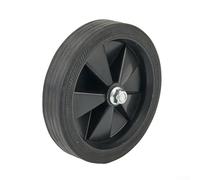 Accessori per compressore d'aria per cuscinetti M6/M8 e ruote girevoli da 5/6", kit di montaggio antiscivolo antiurto con viti, nero (ruota da 6")