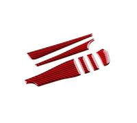 Accessori Per Console Centrale Auto Con Guida A Sinistra E A Destra Per Mazda 3 BP Per Axela 2019-2025, Adesivi Per Interni Telaio Trim Accessori(Carbon Look2,Guida a sinistra)