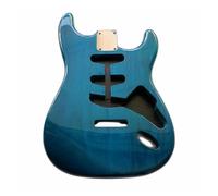 Accessori Per Corpo Chitarra Doppia Giunzione In Ontano Singolo Singolo Singolo Semilavorato Fai Da Te Blu Trasparente Lucido