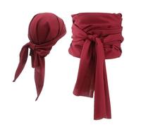 Accessori per costume da pirata - Completo da pirata con fascia morbida | Accessori cappello e sciarpa da pirata, fascia da pirata realistica e morbida per feste in maschera, cosplay