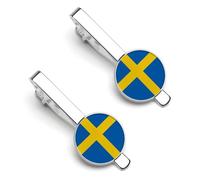 Accessori Per Cravatte Da Uomo Con Bandiera Nazionale Svedese Fermacravatte Classiche Regalo Cravatte Barra Fermacravatte Da Lavoro Per Uomo