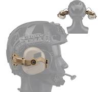 Accessori per Cuffie con Adattatore per Guida Arc, Guide Laterali Ops-Core, Supporto per Cuffie con Montaggio Laterale, per Cuffie Tattiche Earmor E AQzxdc,Tan