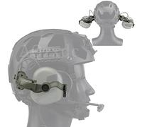 Accessori per Cuffie con Adattatore per Guida Arc, Guide Laterali Ops-Core, Supporto per Cuffie con Montaggio Laterale, per Cuffie Tattiche Earmor E AQzxdc,Verde