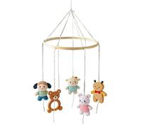 Accessori per culla, decorazione in legno naturale liscia e fatta a mano, per bambini e bambine, decorazione mobile per la casa, il bagno, la cameretta dei bambini, per la casa, il bagno, la stanza