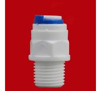 Accessori per depuratori d'acqua Tubo flessibile con diametro esterno da 1/4 "3/8" a 1/4 "3/8" 1/2 "Acquario Raccordo rapido RO Acqua Tubo di plastica Accoppiamento Connector-K1044