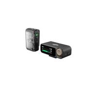 DJI Mic 2 (1 TX + 1 RX), microfono wireless con eliminazione intelligente del rumore, registrazione interna in float a 32 bit, suoni ottimizzati, 250 m di distanza, microfono per iPhone e Android