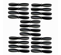 Accessori per droni 20pcs 4D-V9 MINI RC Drone 4DRC V9 eliche lame di protezione foglia d'acero pezzi di ricambio facile da installare (Color : White)