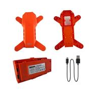 Accessori per droni L900Pro Rc Drone Quadcopter Batterie Caricatore USB Filo Eliche Lame Ali L900 Ricambi facile da installare (Color : Orange body 1Battery)