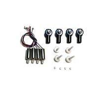 Accessori per droni Mini RC Drone K3 WIFI FPV Quadrotor Pezzi di ricambio Motori Base del motore Lame dell'elica Guard Gear Kit Fit for la nuova versione E88 pro facile da installare (Color : Red)