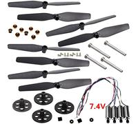 Accessori per droni S167 S166 RC Drone SP500 Kit pezzi di ricambio eliche telaio di protezione delle pale CSJ S167 GPS Vietti dell'ingranaggio del motore del braccio del quadricottero sostituibile