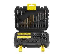 Accessori per elettroutensili set 50 punte/inserti per forare e avvitare sta88546-xj stanley