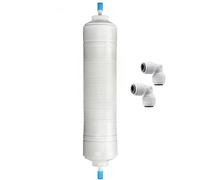 Accessori per filtri, Filtro for acqua T33 Quick Connect in carbonio di cocco con attacco da ¼ di pollice, purificatore d'acqua a osmosi inversa per bagno, cucina, sottolavello(1PCS)