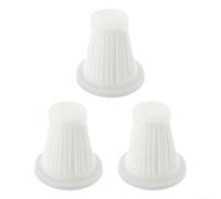 Accessori per filtro per aspirapolvere per auto, componenti riutilizzabili per una migliore filtrazione dell'aria, confezione da 2, 3, 5, per la manutenzione del veicolo (3 pezzi)