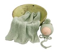 Accessori per fotografia per bambini, cappello lavorato a maglia, set per neonati, accessori per servizi fotografici, accessori per foto infantili, ricordi, fotografia appena nata