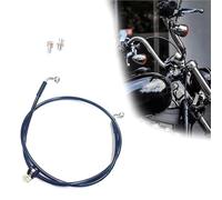 Accessori per freni Per Harley Per Dyna Low Rider FXDL 2002-2005, 2009 Softail Per Deluxe FLSTN 2005-2006, 2009-2011 Tubo Flessibile Freno Anteriore A Disco Singolo Esteso Per Moto(56Inch)