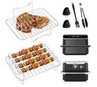 Accessori per friggitrice ad aria calda Cosori Dual Blaze 10L, accessorio Airfryer per Cosori 10L, stampo in silicone per friggitrice ad aria calda per Ninja Foodi Flexdrawer 10,4 L AF500EU /Ninja