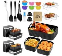 Accessori per friggitrice ad aria calda Ninja Af500EU, stampo in silicone per friggitrice ad aria calda Ninja, senza BPA, riutilizzabili e alimentari, accessori