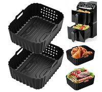 Accessori per friggitrice ad aria calda Philips Airfryer 4000 Series Stacked Dual Basket 10L, 2 pezzi stampo in silicone Accessori Airfryer per Philips NA460