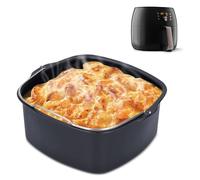 Accessori per Friggitrice Ad Aria, Fusto per Torta in Padella per Friggitrice Ad Aria in Ferro, Air Fryer Liners Accessori per Friggitrice 17x15x7cm per HD9925 HD9860 HD9905 01(17cm)