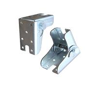 Accessori per gambe con cerniera autobloccante a 90°, staffe per gambe pieghevoli del tavolo, piede invisibile, connettore per accessori per mobili (2 pezzi)