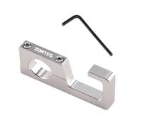 Accessori per ganci per moto Per Zontes Shengshi 310R 310X 310V 310 T2 G1 125 U1 U 155 ZT 125 T310 350E 350 Morsetto porta gancio per casco per cilindro moto(Silver)