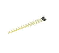 Accessori per giocattoli 5PCS M2 Pull Rod Pushrod 2mm Servo Linkage dello sterzo con giunto sferico Dadi Pezzi di ricambio per modello di barca Brushless RC fai da te(Length 28cm)