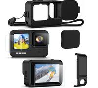 Accessori per Gopro Hero 12/11/10/9 Black[10Pz]; Custodia Protettiva in Silicone