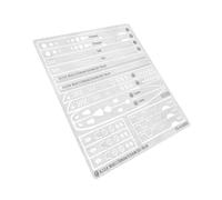 Accessori per hobby Strumento professionale Guida di scrittura Righello Scribing Righello Morbido Superficie Curva Strumento per il Modello in Acciaio Inox Scribing Righello