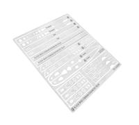 Accessori per hobby Strumento professionale Guida per la scrittura Righello Righello morbido Superfici Strumento artigianale per modellismo Set modellismo professionale