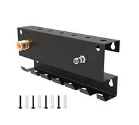 Accessori per idropulitrice Rack di stoccaggio 28,4 x 11,9 cm multiuso schiuma cannone organizzatore a parete supporto per idropulitrice in metallo pesante per rondelle, bacchetta, pressioni, ugelli