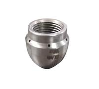 Accessori per idropulitrici ad Alta Pressione, Testina di spruzzo Water Mouse da 3/8 Pollici, Filettatura 19 mm, Altezza 32 mm, 200 Bar, 80 l/min 1F 6R