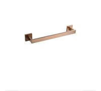 Accessori per il bagno in oro rosa spazzolato Accessori da bagno quadrati Porta carta igienica Porta asciugamani Barra porta accappatoio Porta asciugamani, 1 barra 40 cm, 1