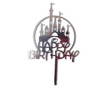 Accessori Per Il Compleanno Decorazioni for torte di compleanno con scritta "Happy Birthday Cake Topper"(Color 3)