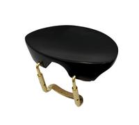 accessori per il violino, Mentoniera for violino con morsetto e supporto multicolore for violini 4/4-1/8(Ebony wood 1)