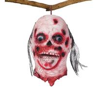 Accessori per il viso di Halloween con parrucca inodore, ferita realistica | Copertura per il viso, decorazione per feste, casa spaventosa, feste in maschera, vacanze, Pasqua, carnevale