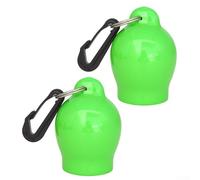 Accessori per immersioni subacquee, confezione da 2 pezzi, con clip facile da usare per un comodo trasporto (verde)