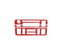 Accessori per interni auto Compatibile Con Per E46 1999 2000 2001 2002 2003 2004 Modello In Fibra Di Carbonio Auto Controllo Centrale Aria Condizionata Pulsante CD Pannello Di Rivestimento Adesivi