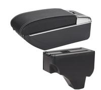 Accessori Per Interni Di Dettaglio Per Bracciolo Auto, Posacenere, Parti Di Ricambio Per Peugeot 208 2008 2019-2024(B3 Black white)