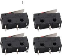 Accessori per interruttori industriali Finecorsa 10pcs Stampante 3D Finecorsa Interruttore a pulsante KW12 Micro sensore di limite Interruttore automatico 3Pin Micro 5A 125 250V Parti della stampante