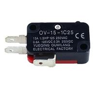 Accessori per interruttori industriali Finecorsa 10Pcs V-15-1C25 Micro finecorsa Cerniera lunga Roller Momentary SPDT Snap Action