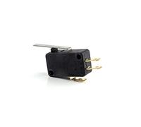Accessori per interruttori industriali Finecorsa KW7-0 KW7-1 KW7-2 KW7-3 KW7-9 Microinterruttore 16A 250VAC SPDT Interruttore di fine corsa momentaneo 1NO1NC Rullo leva (Color : Kw7-1)