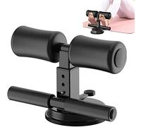 Accessori per la barra sit-up portatile, barra addominale con ventosa portatile per, attrezzatura per l'allenamento sit-up per attrezzature da viaggio per il fitness domestico (black)