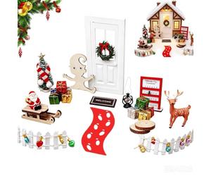 Accessori per la Casa - Set di figure Mini Diorama Kit | Casa di legno, Mini set di accessori con piccoli modelli di mobili per la costruzione di scene di Dio