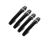 Accessori per la copertura della maniglia esterna Copri Maniglie Porte Per Corolla Per Verso E120 2001 2002 2003 Adesivi Cromati In Fibra Carbonio Nero Lucido Accessori(Type D)