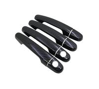 Accessori per la copertura della maniglia esterna Copri Maniglie Porte Per Corolla Per Verso E120 2001 2002 2003 Adesivi Cromati In Fibra Carbonio Nero Lucido Accessori(Type G)